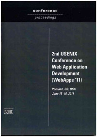 Image of 2nd USENIX: Conference on Web Aplication Development (WebApps '11)