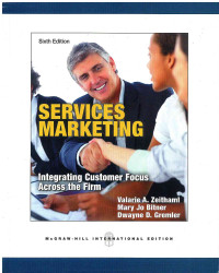 Image of Services Marketing: Integrating Customer Focus Across the Firm 6  Ed.