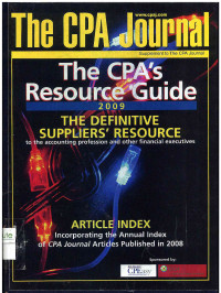 Image of The CPA Journal | Januari - Desember 2008