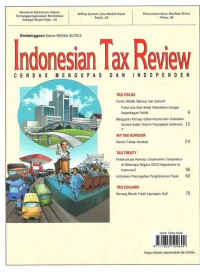 Indonesian Tax Review: Vol VIII/Edisi 02 | Januari	2015