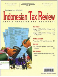 Indonesian Tax Review: Vol. VIII/Edisi 06 | 2015