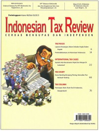 Indonesian Tax Review: Vol. VIII/Edisi 09	| 2015